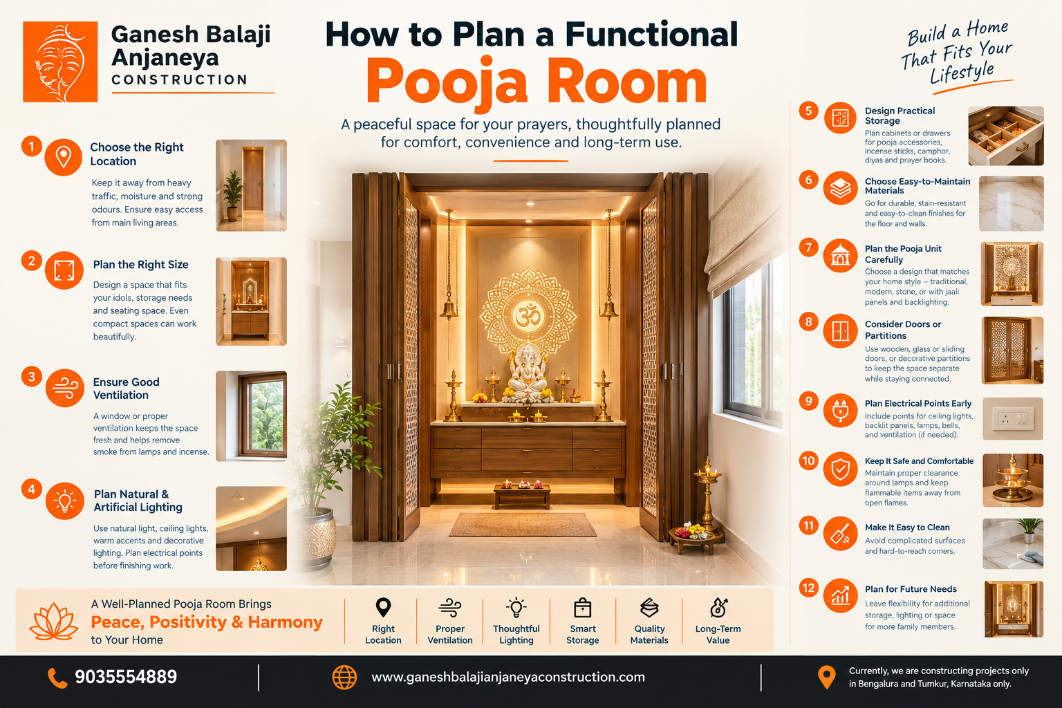 How to Plan a Functional Pooja Room