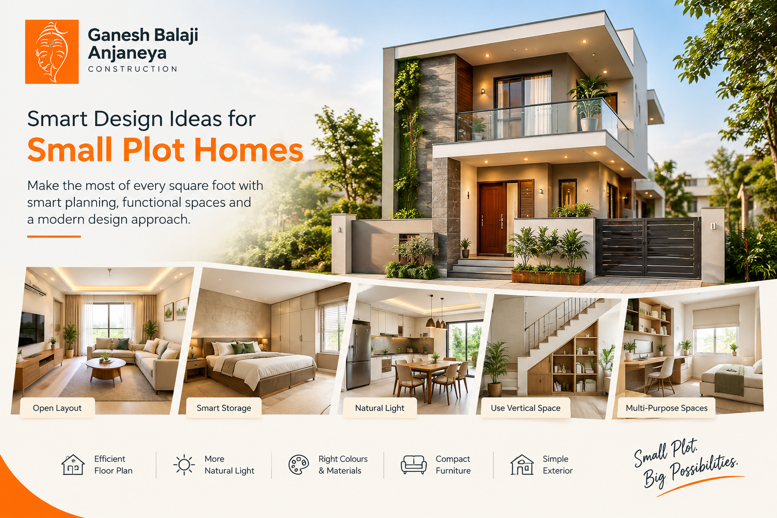 How to Design a Small Plot House Without Making It Feel Small